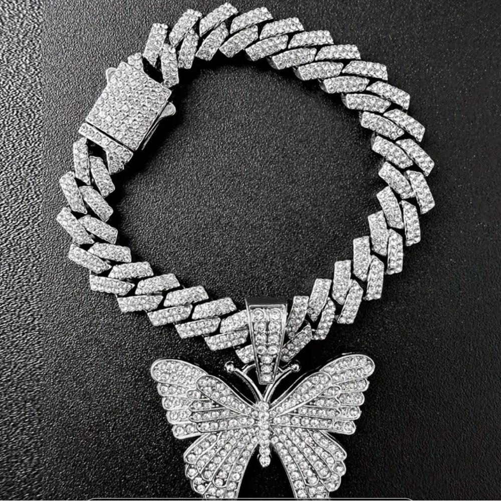 Butterfly anklet